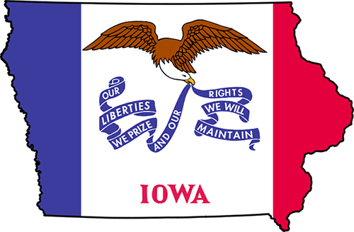 IOWA STATE FLAG