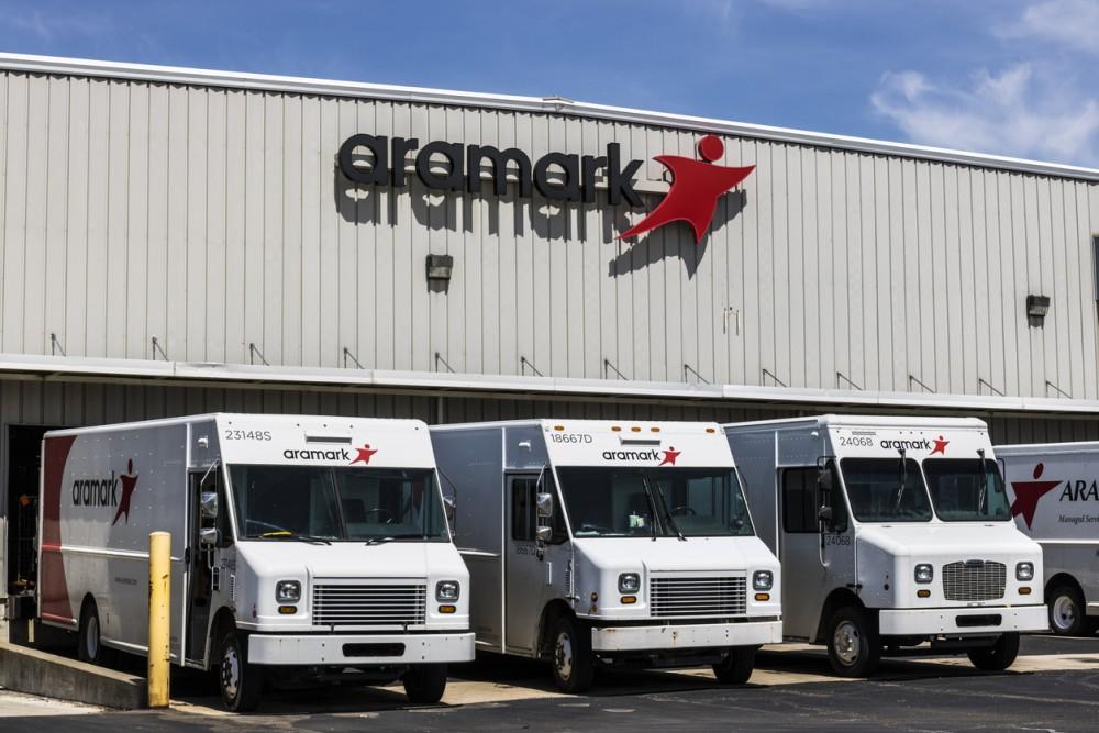 Fort Wayne - Circa April 2017: Aramark Uniforms Services. Aramark is a foodservice, facilities, and uniform services provider III