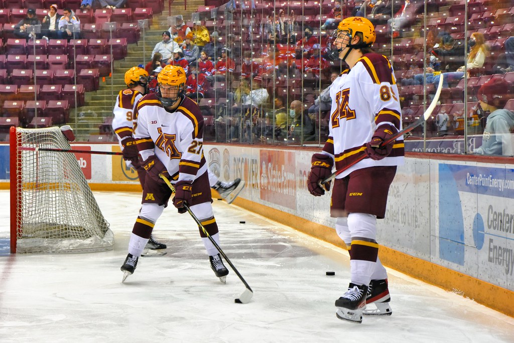 Gophers hockey: Matthew Knies, Brock Faber, coach Bob Motzko win