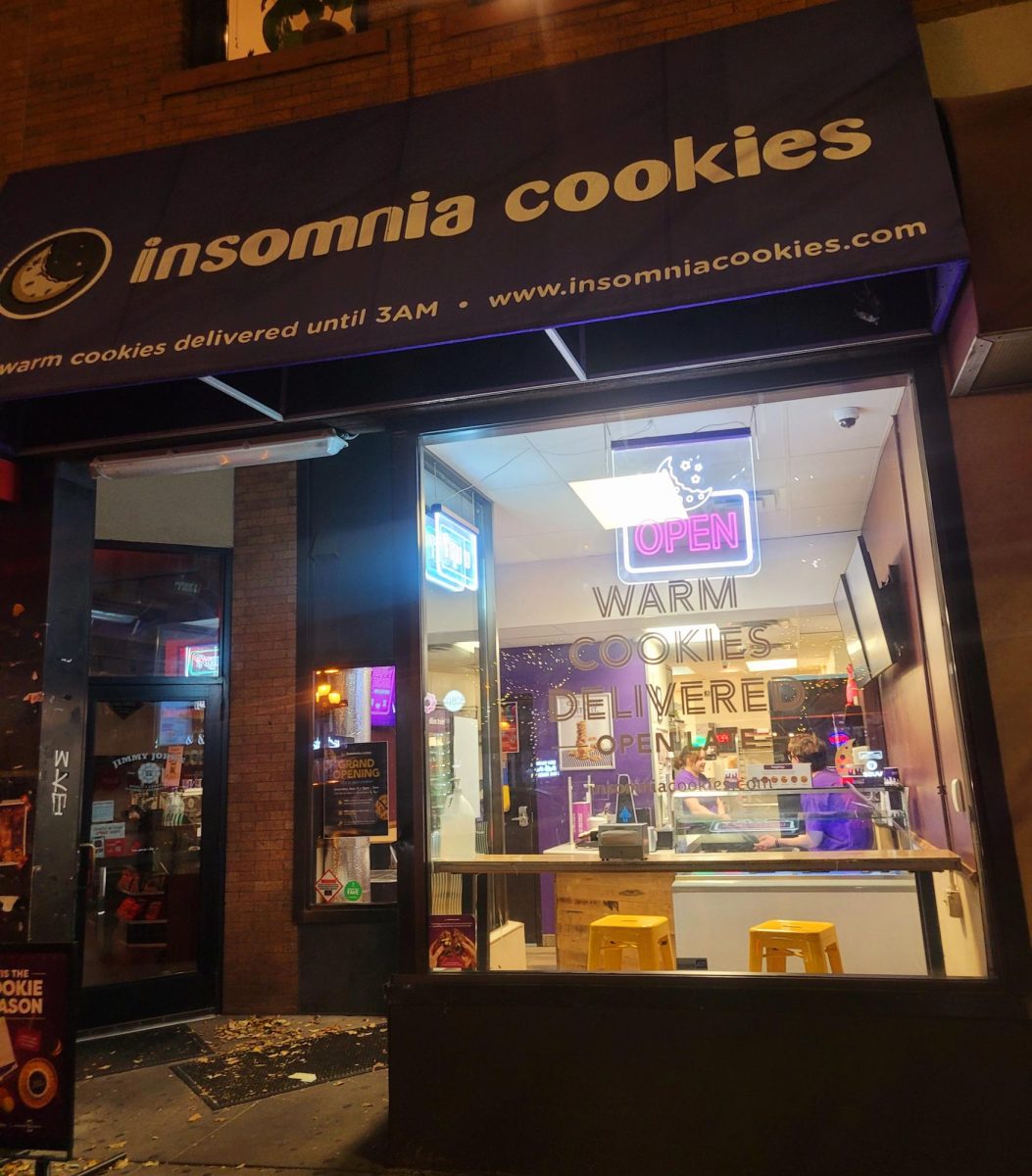 Insomnia Cookies late at night