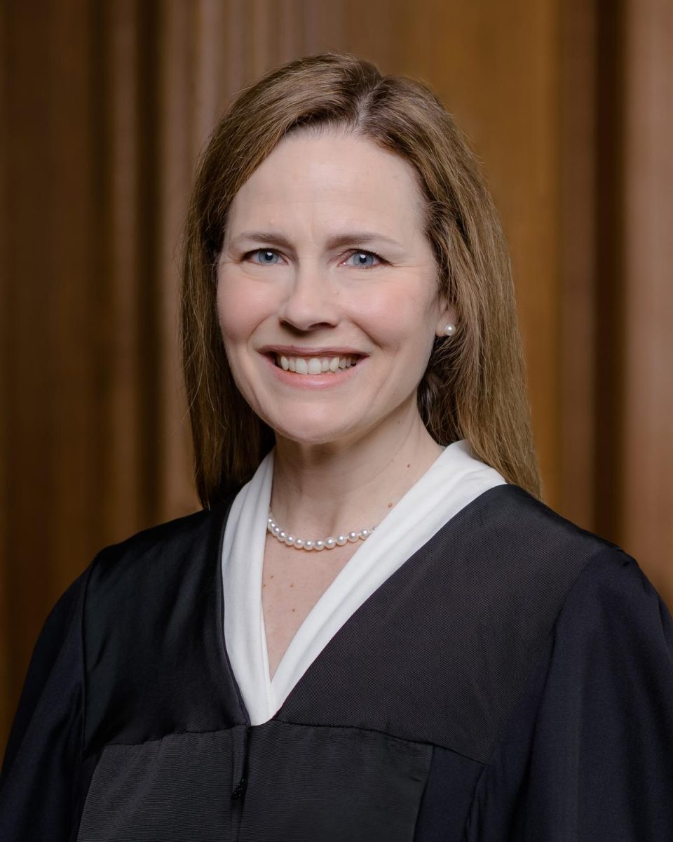 U.S. Supreme Court Justice Amy Coney Barrett spoke at the U of M on October 16.
